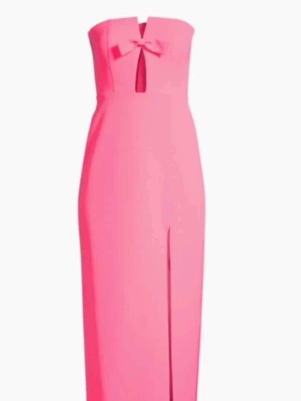 NWT LIV FOSTER STRAPLESS SWEETHEART CUTOUT COLUMN DRESS